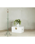 Vintage Iron Floor Lamp with Scrolled Base - image 10