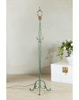 Vintage Iron Floor Lamp with Scrolled Base - image 4