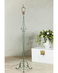 Vintage Iron Floor Lamp with Scrolled Base - image 6