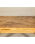 Vintage Mango Wood Coffee Table with Drawer and Tapered Legs-7. Asian & Chinese Furniture, Art, Antiques, Vintage Home Décor for sale at FEA Home