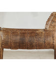 Vintage Riveted Iron Horse Sculpture with Rustic Patina - image 5