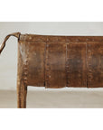 Vintage Riveted Iron Horse Sculpture with Rustic Patina - image 7