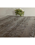 Vintage Rustic Reclaimed Teak Table with Distressed Top and Metal Base-17. Asian & Chinese Furniture, Art, Antiques, Vintage Home Décor for sale at FEA Home