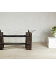 Vintage Rustic Wooden and Iron Table Base-12. Asian & Chinese Furniture, Art, Antiques, Vintage Home Décor for sale at FEA Home