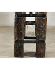 Vintage Rustic Wooden and Iron Table Base-16. Asian & Chinese Furniture, Art, Antiques, Vintage Home Décor for sale at FEA Home