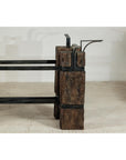 Vintage Rustic Wooden and Iron Table Base-5. Asian & Chinese Furniture, Art, Antiques, Vintage Home Décor for sale at FEA Home