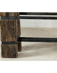 Vintage Rustic Wooden and Iron Table Base-8. Asian & Chinese Furniture, Art, Antiques, Vintage Home Décor for sale at FEA Home