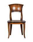 Vintage Sculptural Teak Wood Side Chair with Pierced Back Detail-14. Asian & Chinese Furniture, Art, Antiques, Vintage Home Décor for sale at FEA Home