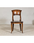 Vintage Sculptural Teak Wood Side Chair with Pierced Back Detail-4. Asian & Chinese Furniture, Art, Antiques, Vintage Home Décor for sale at FEA Home