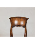 Vintage Sculptural Teak Wood Side Chair with Pierced Back Detail-6. Asian & Chinese Furniture, Art, Antiques, Vintage Home Décor for sale at FEA Home