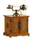 Vintage Telephone - Brass Details and French-Inspired Design-2. Asian & Chinese Furniture, Art, Antiques, Vintage Home Décor for sale at FEA Home