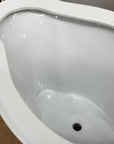 White Ceramic Planter with Footed Tray - FEA Home