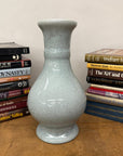 White Crackle Glaze Vase with Elegant Curved Silhouette, SKU , image 6