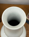 White Glazed Ceramic Vase with Bold Long-Necked Silhouette, SKU , image 9