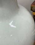 White Glazed Ceramic Vase with Flared Neck, SKU , image 6