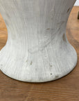 Wide & Curved White-Grey Round Ceramic Lamp Base, SKU , image 7