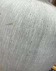 Wide & Curved White-Grey Round Ceramic Lamp Base, SKU , image 8