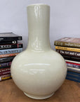 Winter Silk White Glazed Ceramic Vase with Bottle Shape, SKU , image 2
