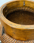 Woven Rattan Baskets with Wooden Rims, Sold Per - FEA Home