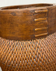 Woven Rattan Baskets with Wooden Rims, Sold Per - FEA Home