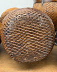 Woven Rattan Baskets with Wooden Rims, Sold Per - FEA Home
