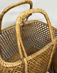 Woven Rattan Tote Handled Baskets, Sold Per - FEA Home