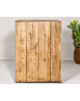 Distressed Green Painted Small Cabinet with Paneled Doors and Two Drawers-13. Asian & Chinese Furniture, Art, Antiques, Vintage Home Décor for sale at FEA Home