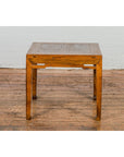 Qing Dynasty Elm Stool or Drinks Table with Horse Hoof Feet and Humpback Apron-16. Asian & Chinese Furniture, Art, Antiques, Vintage Home Décor for sale at FEA Home