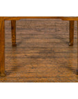 Qing Dynasty Elm Stool or Drinks Table with Horse Hoof Feet and Humpback Apron-4. Asian & Chinese Furniture, Art, Antiques, Vintage Home Décor for sale at FEA Home