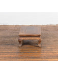 Qing Dynasty Period Low Kang Table with Carved Bats and Cabriole Legs-13. Asian & Chinese Furniture, Art, Antiques, Vintage Home Décor for sale at FEA Home