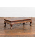 Qing Dynasty Period Low Kang Table with Carved Bats and Cabriole Legs-2. Asian & Chinese Furniture, Art, Antiques, Vintage Home Décor for sale at FEA Home