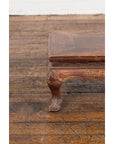 Qing Dynasty Period Low Kang Table with Carved Bats and Cabriole Legs-9. Asian & Chinese Furniture, Art, Antiques, Vintage Home Décor for sale at FEA Home