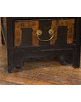 Pair of Chinese Qing Dynasty Black Lacquer Apothecary Cabinets with Calligraphy-13. Asian & Chinese Furniture, Art, Antiques, Vintage Home Décor for sale at FEA Home