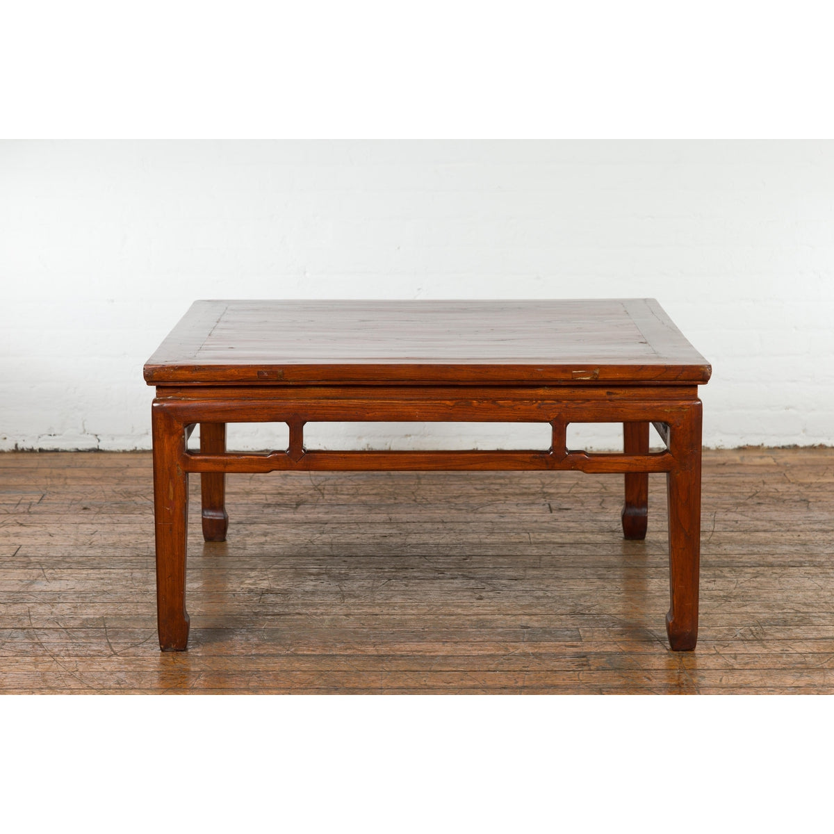 Rich Brown Square Shaped Coffee Table with Spacious Top-16. Asian & Chinese Furniture, Art, Antiques, Vintage Home Décor for sale at FEA Home