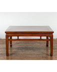 Rich Brown Square Shaped Coffee Table with Spacious Top-16. Asian & Chinese Furniture, Art, Antiques, Vintage Home Décor for sale at FEA Home