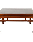 Rich Brown Square Shaped Coffee Table with Spacious Top-1. Asian & Chinese Furniture, Art, Antiques, Vintage Home Décor for sale at FEA Home