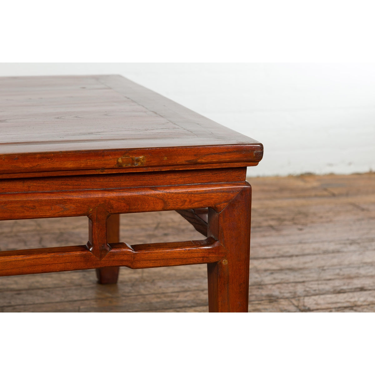 Rich Brown Square Shaped Coffee Table with Spacious Top-6. Asian & Chinese Furniture, Art, Antiques, Vintage Home Décor for sale at FEA Home