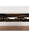 Chinese Vintage Black and Brown Low Console Table-5. Asian & Chinese Furniture, Art, Antiques, Vintage Home Décor for sale at FEA Home