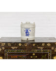 Meiji Period 19th Century Barrel Shaped Sake Jar with Calligraphy-3. Asian & Chinese Furniture, Art, Antiques, Vintage Home Décor for sale at FEA Home