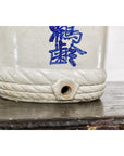 Meiji Period 19th Century Barrel Shaped Sake Jar with Calligraphy-9. Asian & Chinese Furniture, Art, Antiques, Vintage Home Décor for sale at FEA Home