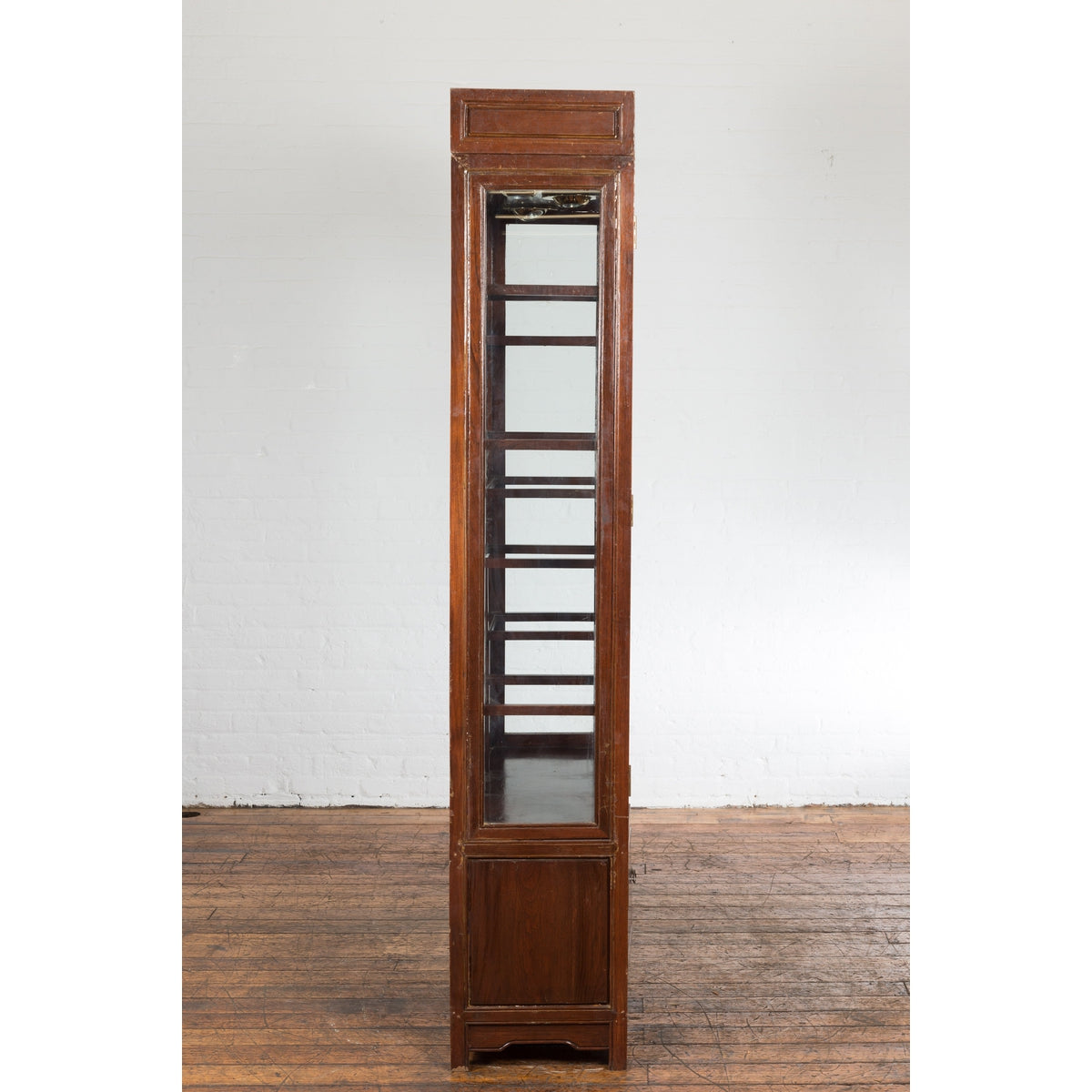 Qing Dynasty Style Retrofitted Vitrine Cabinet with Mirrors and Spot Lights-12. Asian & Chinese Furniture, Art, Antiques, Vintage Home Décor for sale at FEA Home