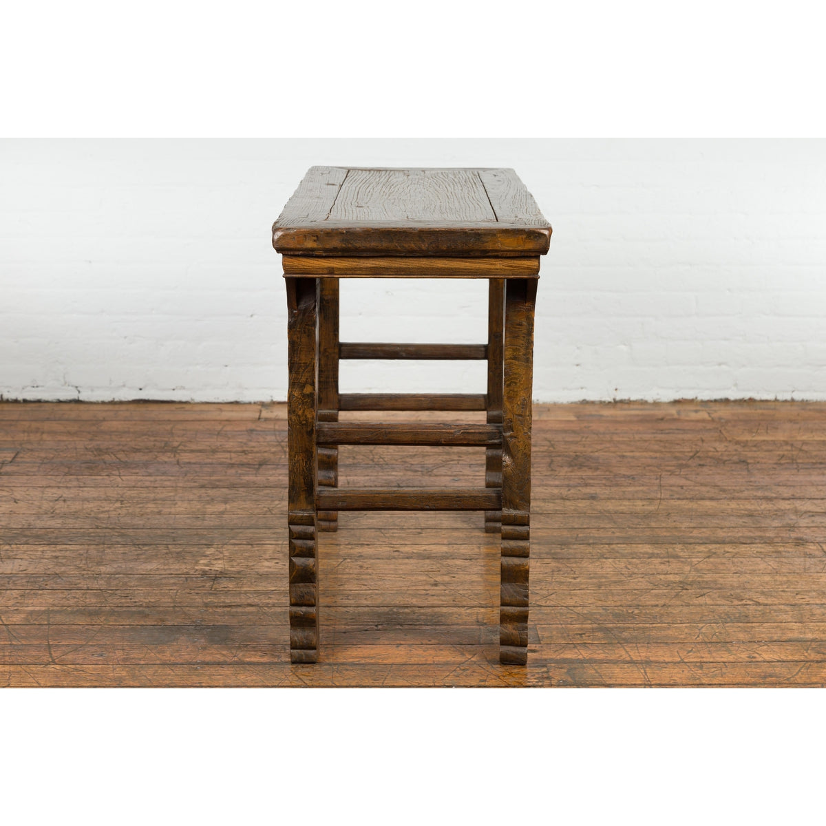 19th Century Antique Console Table with Textured Legs-16. Asian & Chinese Furniture, Art, Antiques, Vintage Home Décor for sale at FEA Home
