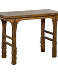 19th Century Antique Console Table with Textured Legs-1. Asian & Chinese Furniture, Art, Antiques, Vintage Home Décor for sale at FEA Home
