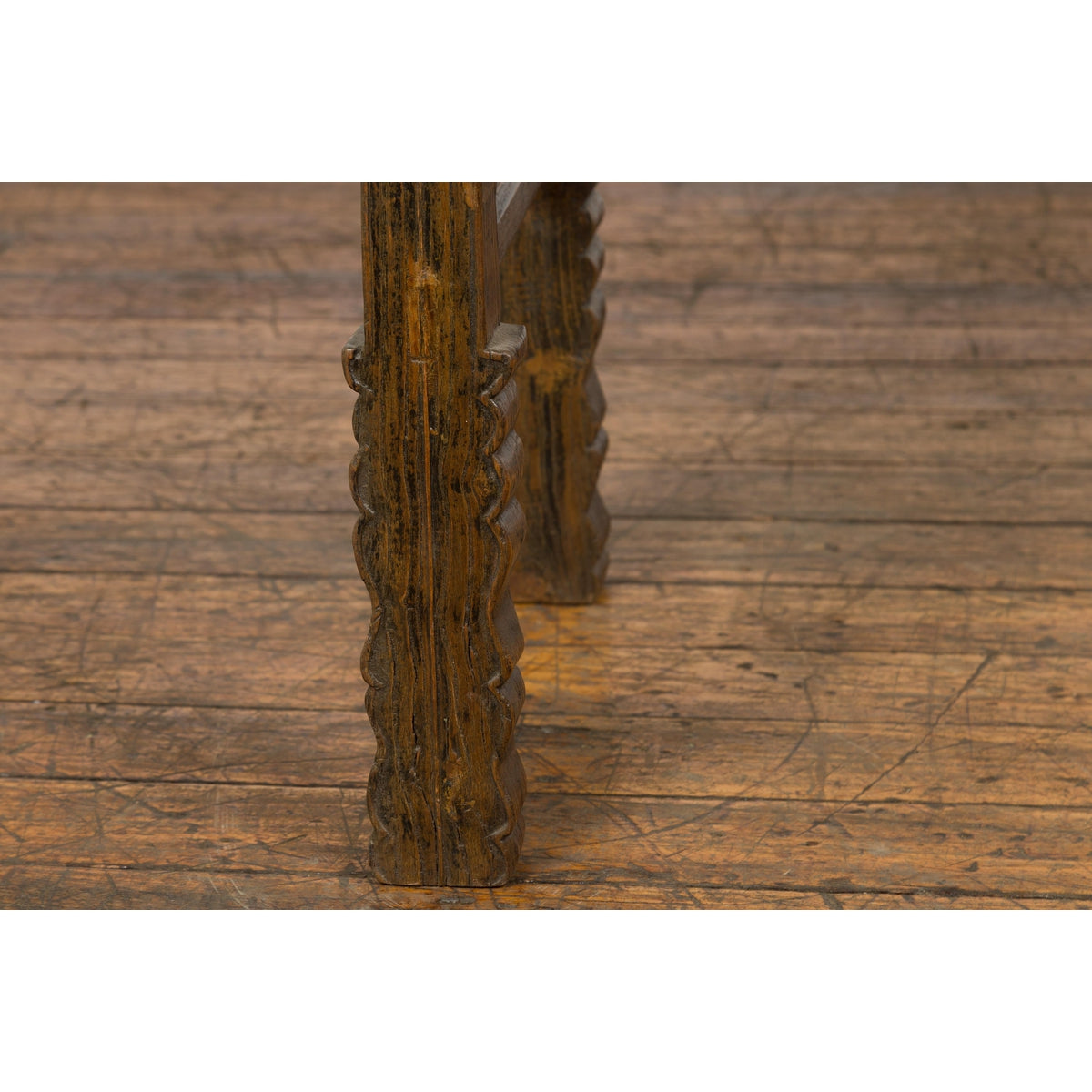19th Century Antique Console Table with Textured Legs-9. Asian & Chinese Furniture, Art, Antiques, Vintage Home Décor for sale at FEA Home