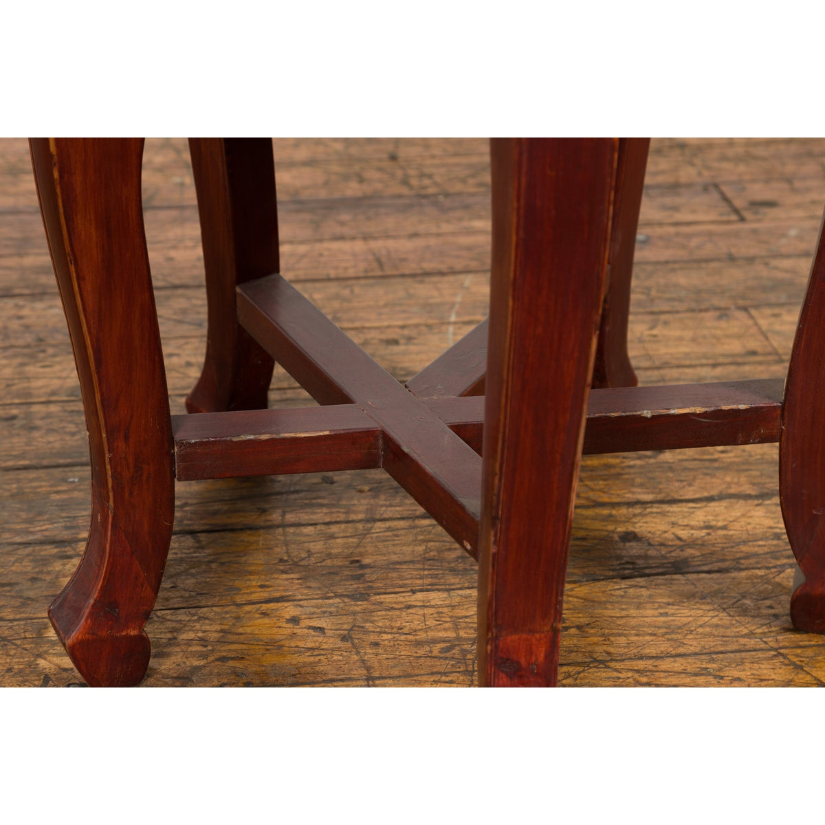 Chinese Late Qing Dynasty Diminutive Chair with Carved Back and Curving Legs-12. Asian & Chinese Furniture, Art, Antiques, Vintage Home Décor for sale at FEA Home