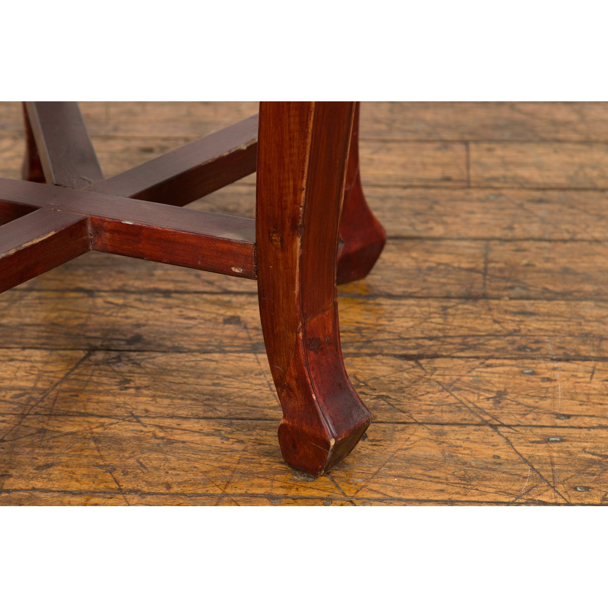 Chinese Late Qing Dynasty Diminutive Chair with Carved Back and Curving Legs-16. Asian & Chinese Furniture, Art, Antiques, Vintage Home Décor for sale at FEA Home