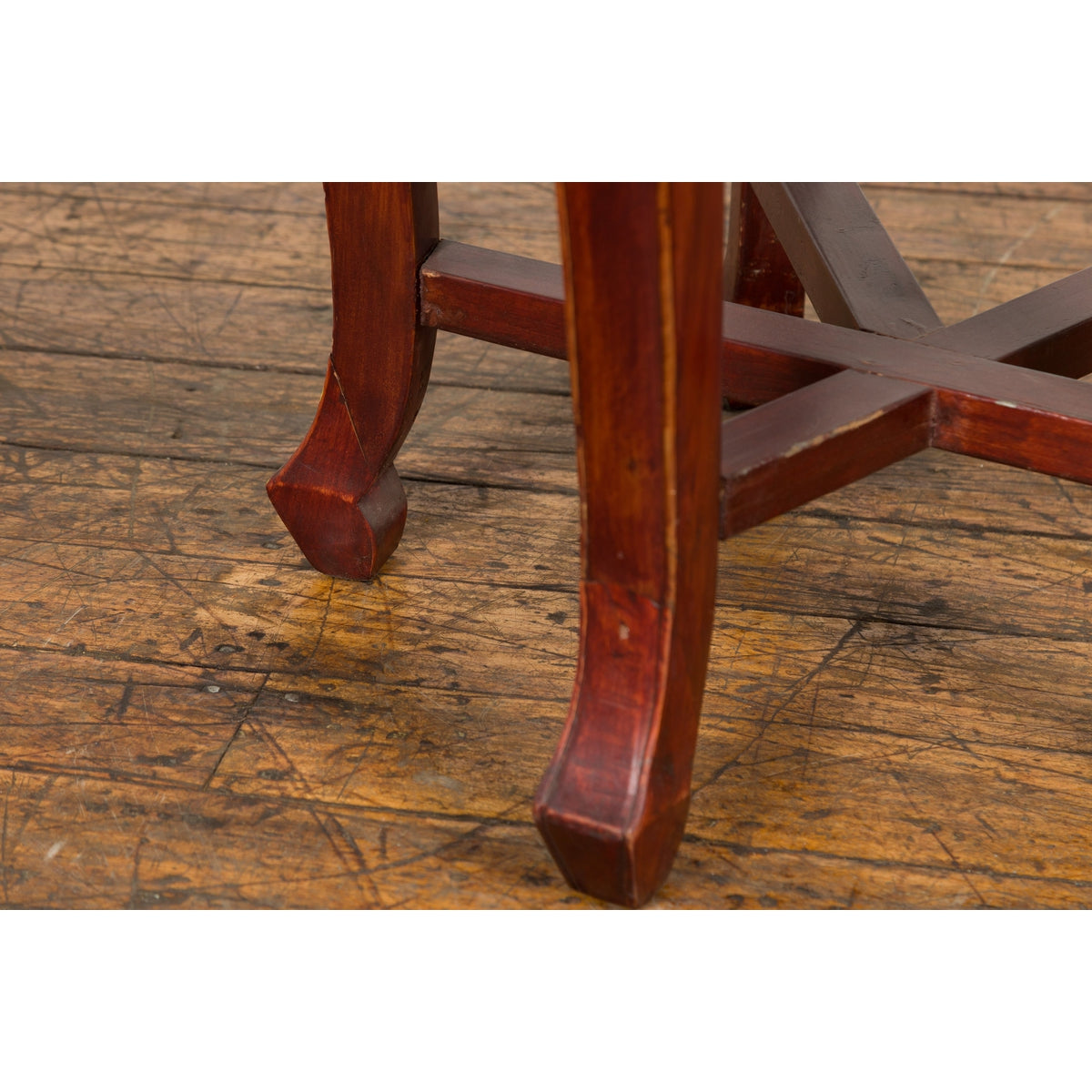 Chinese Late Qing Dynasty Diminutive Chair with Carved Back and Curving Legs-17. Asian & Chinese Furniture, Art, Antiques, Vintage Home Décor for sale at FEA Home