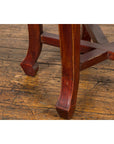 Chinese Late Qing Dynasty Diminutive Chair with Carved Back and Curving Legs-17. Asian & Chinese Furniture, Art, Antiques, Vintage Home Décor for sale at FEA Home