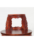 Chinese Late Qing Dynasty Diminutive Chair with Carved Back and Curving Legs-7. Asian & Chinese Furniture, Art, Antiques, Vintage Home Décor for sale at FEA Home