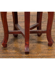 Chinese Late Qing Dynasty Diminutive Chair with Carved Back and Curving Legs-9. Asian & Chinese Furniture, Art, Antiques, Vintage Home Décor for sale at FEA Home